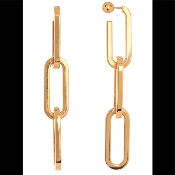 Burberry Chain Link Drop Earrings - Picture 2 of 2